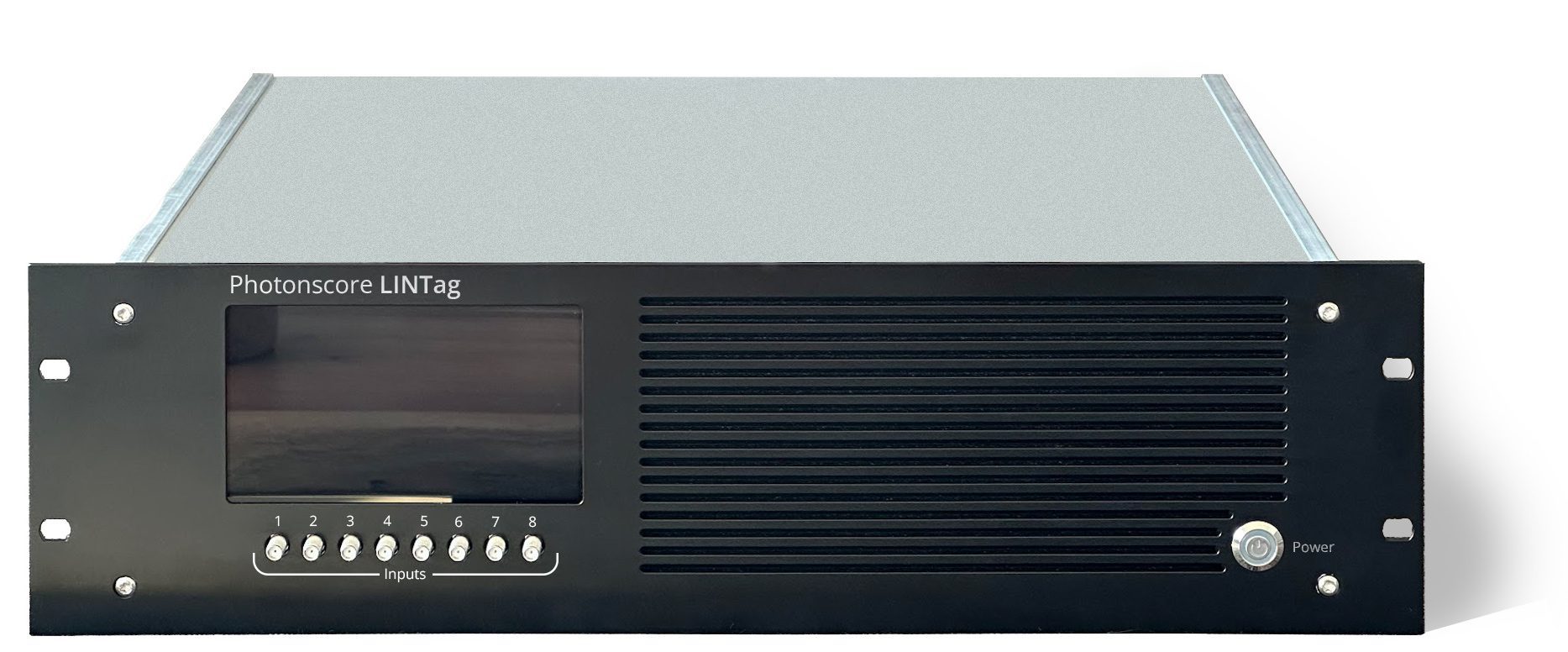 LINTag time-tagger front panel