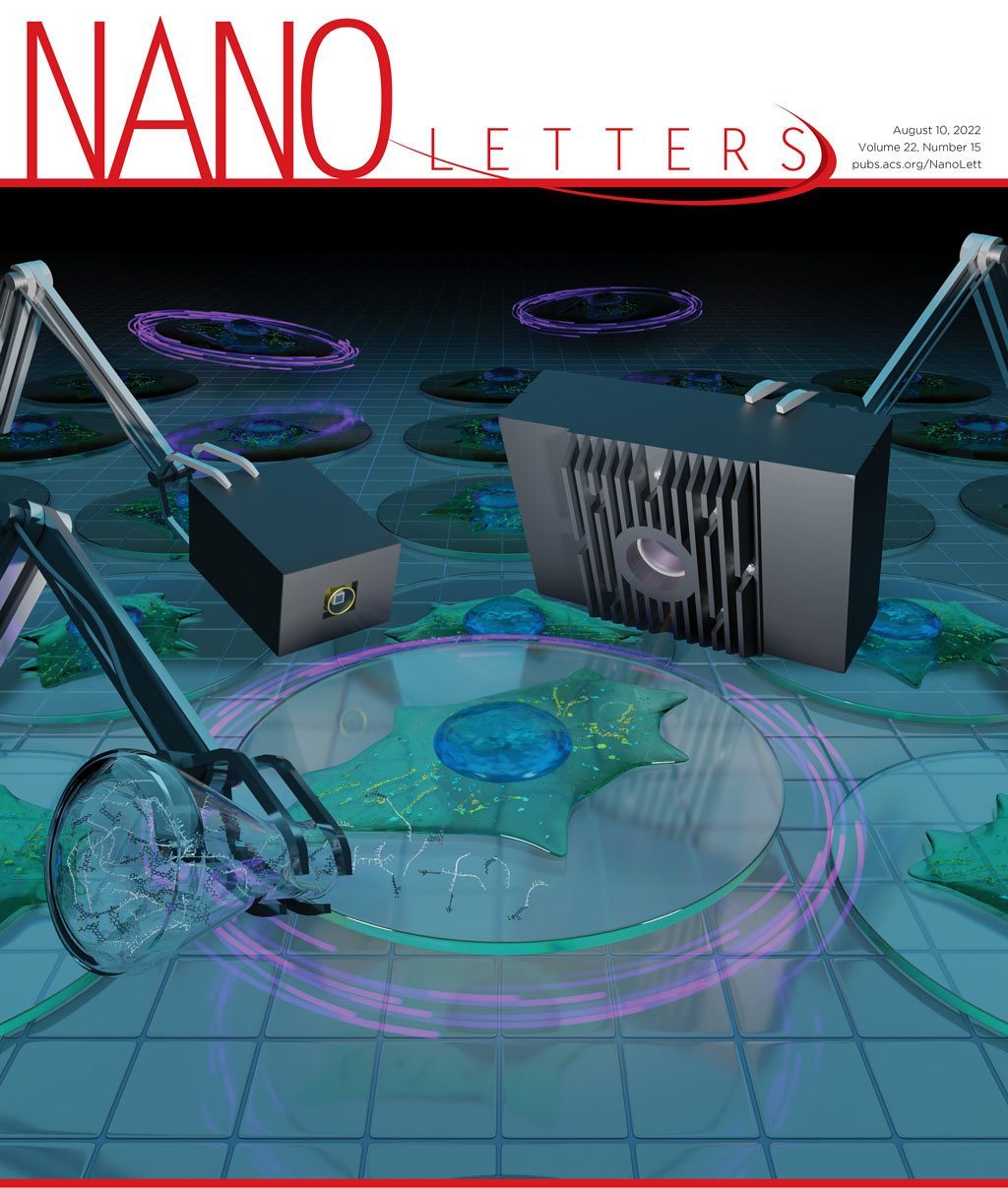 Cover of Nano Letters 22(15), 6454-6461